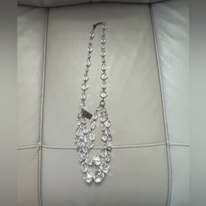 Vera Wang Clear Crystal Necklace
